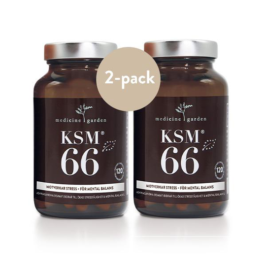 MedicineGarden KSM66 2-pack Ashwagandha, 120 kapslar