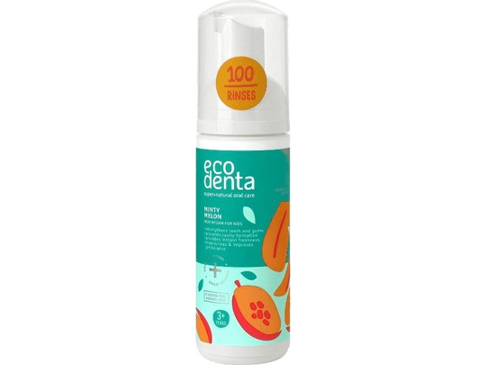 BIOK Laboratorija ECODENTA Mouthwash for children, melon and mint flavor, 150 ml