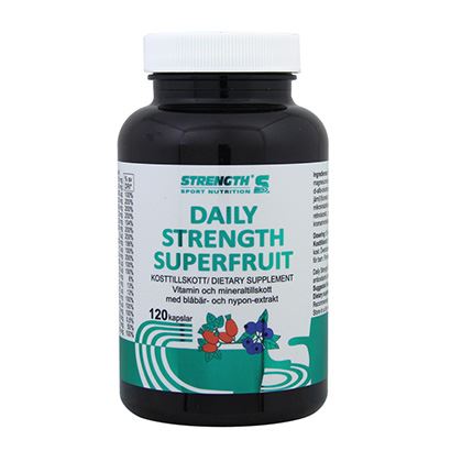 Daily Strength Superfruit, 120 caps, Vitaminer