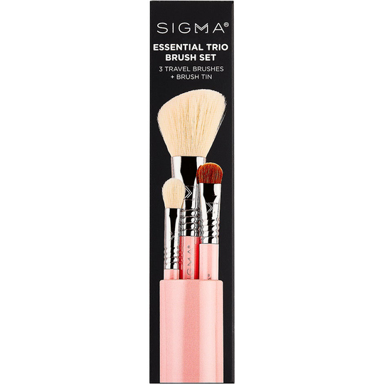 Essential Trio Brush Set - Pink, Sigma Beauty Borstar & Penslar