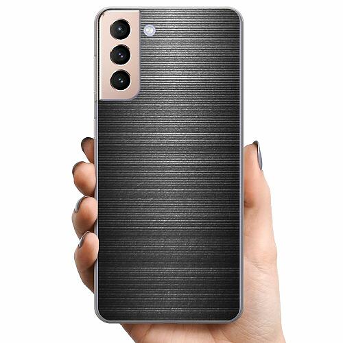 Samsung Galaxy S21+ 5G TPU Mobilskal Brushed Metal