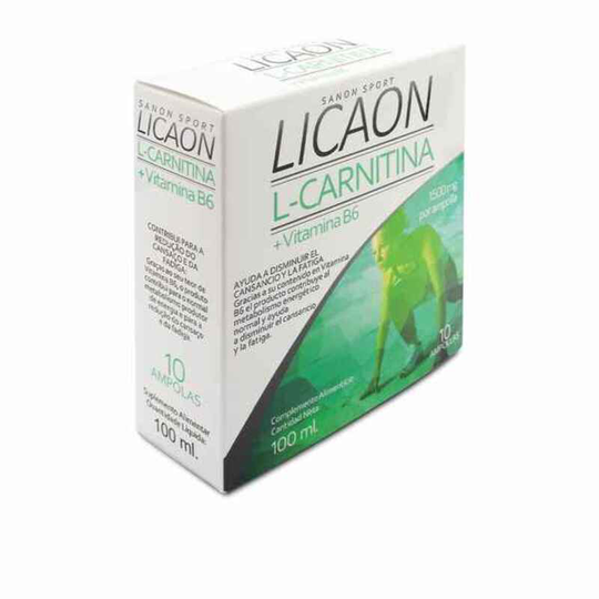Kapslar Sanon L-karnitin B6-vitamin (10 uds)