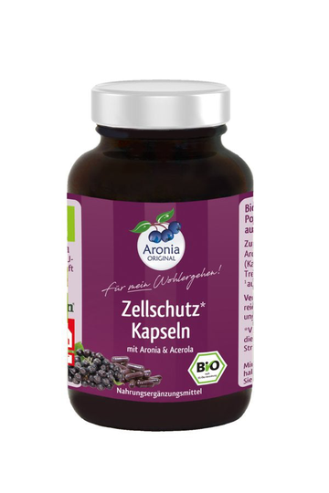 Aronia ORIGINAL cellskyddskapslar med aronia och acerola, 120x0,46g