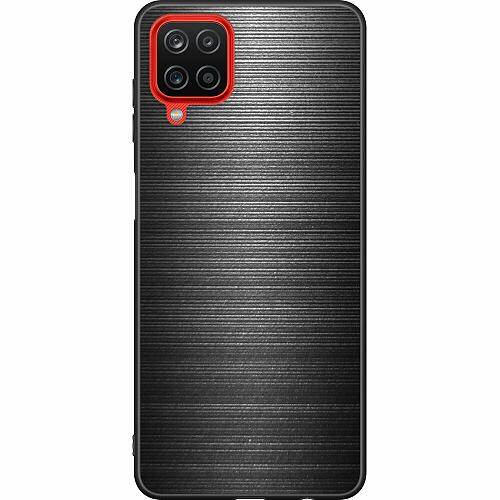 Samsung Galaxy A12 Svart Skal Brushed Metal