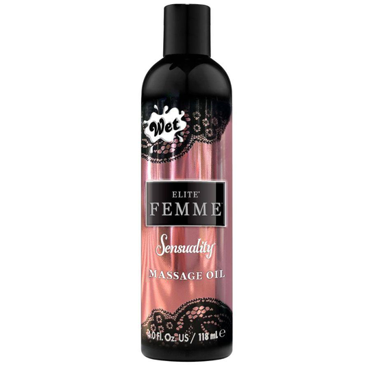 WET ELITE FEMME MASSAGE OIL AND BATH SENSUALITY 120 ML