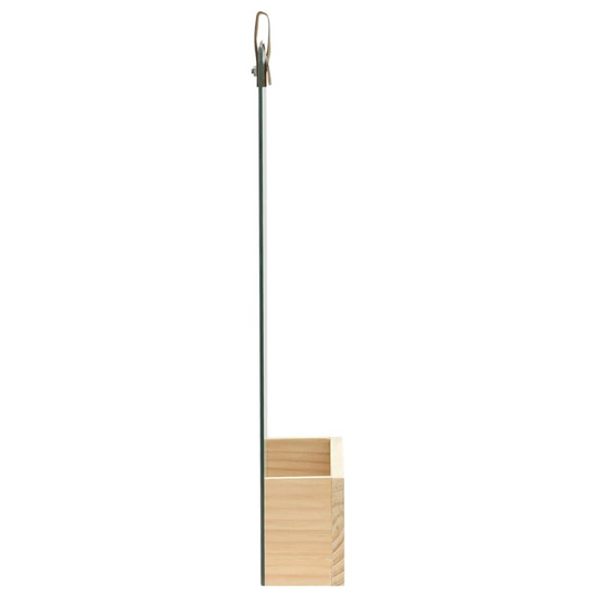 Väggspegel massiv furu 23x39.5 cm