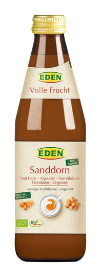 EDEN havtorn osötad hel frukt ekologisk, 330ml