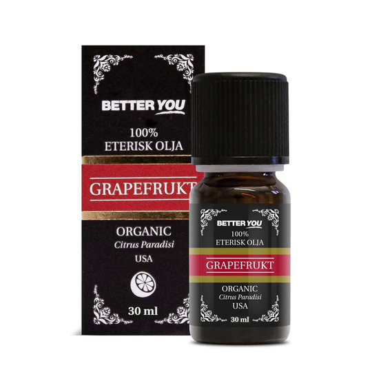 Grapefruktolja EKO Eterisk, 30 ml, Livsmedel