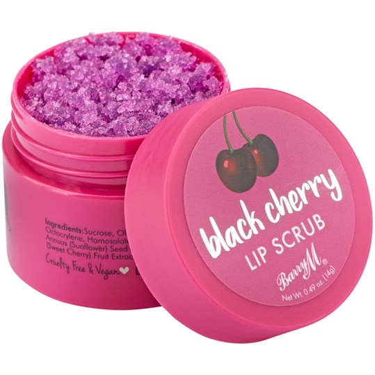 Barry M Black Cherry Lip Scrub Black Cherry 14 g