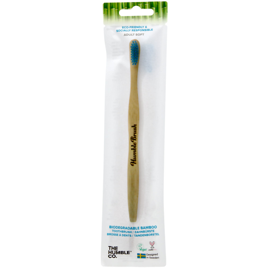 Humble Brush Flat Curved Adult Soft Mix