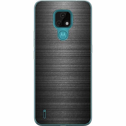 Motorola Moto E7 Mjukt skal - Brushed Metal