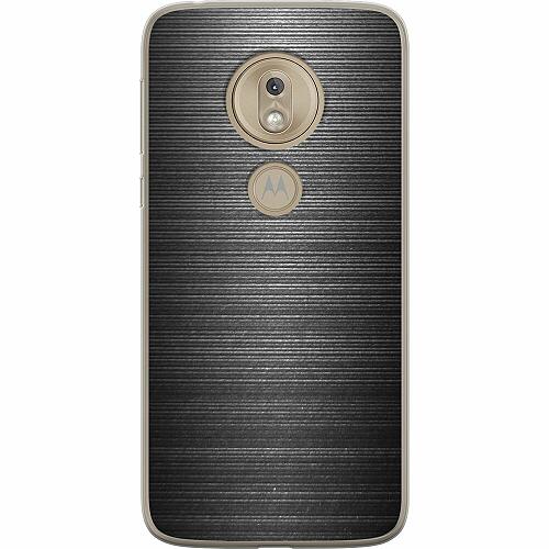 Motorola Moto G7 Play Mjukt skal - Brushed Metal