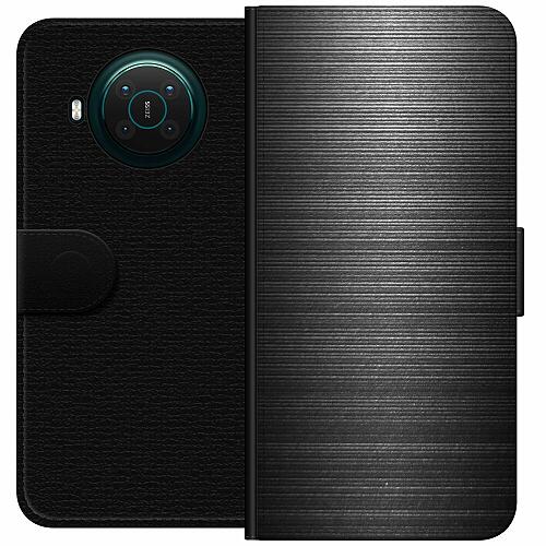 Nokia X10 Plånboksfodral Brushed Metal
