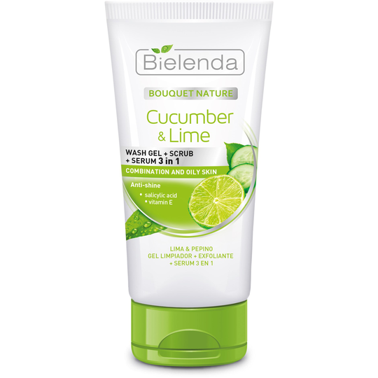 Bielenda CUCUMBER AND LIME gel+scrub+serum 3in1 150 g