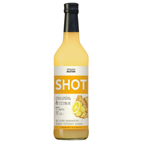 Herrljunga Musteri Shot Ingefära & Citron 500 ml