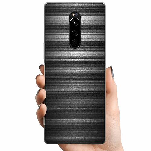 Sony Xperia 1 TPU Mobilskal Brushed Metal