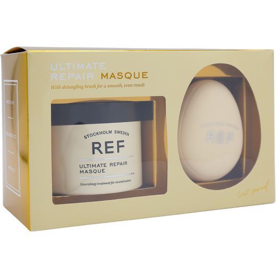 REF Ultimate Repair Masque and Detangler Brush Box