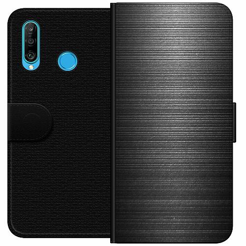 Huawei P30 lite Plånboksfodral Brushed Metal