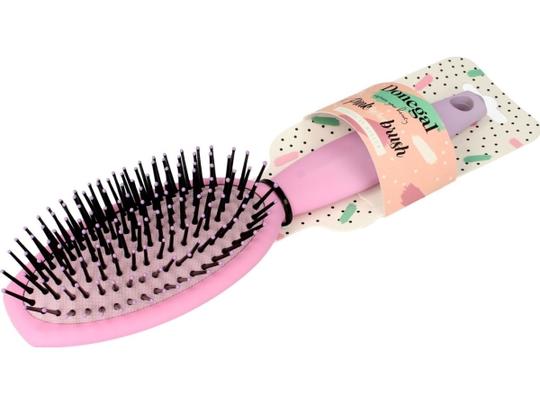 Donegal DONEGAL HAIR BRUSH oval PINK LYCHEE BRUSH (1273) 1pc