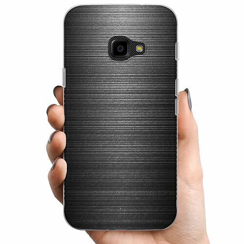 Samsung Galaxy Xcover 4 TPU Mobilskal Brushed Metal