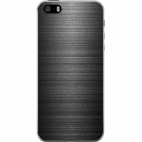 iPhone 5s Genomskinligt Skal Brushed Metal