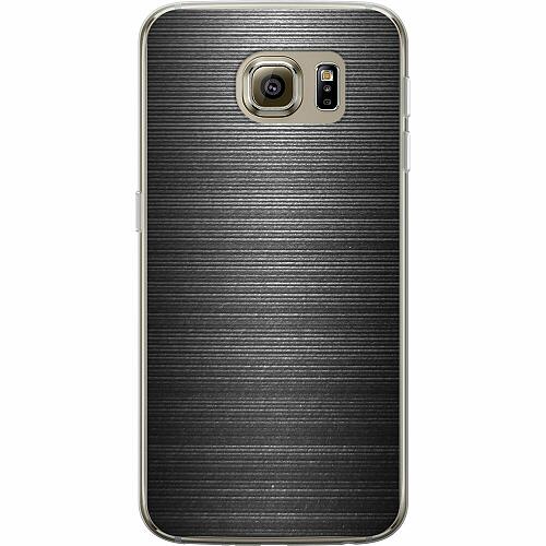Samsung Galaxy S6 Genomskinligt Skal Brushed Metal