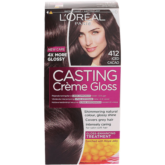 L'Oréal Paris Casting Crème Gloss 412 Djup Askbrun, L'Oréal Paris Hårfärg