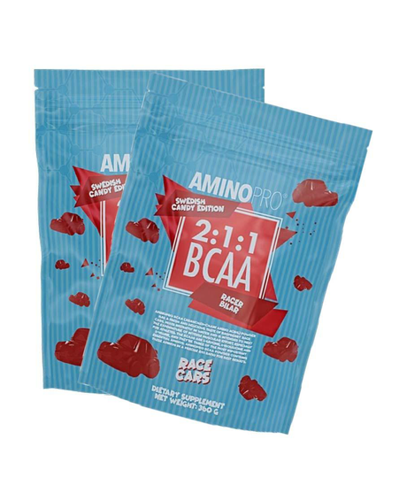 2 pack Aminopro BCAA Candy Race Cars 360g