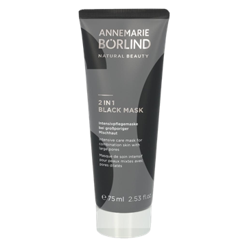 Annemarie Borlind 2 In 1 Black Mask 75ml - Ansiktsmask