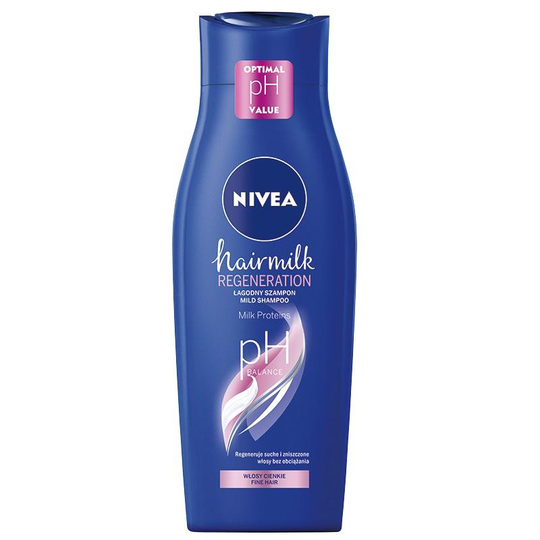 NIVEA Hair Milk Milk Shampoo för fint hår, torrt och skadat 400ml