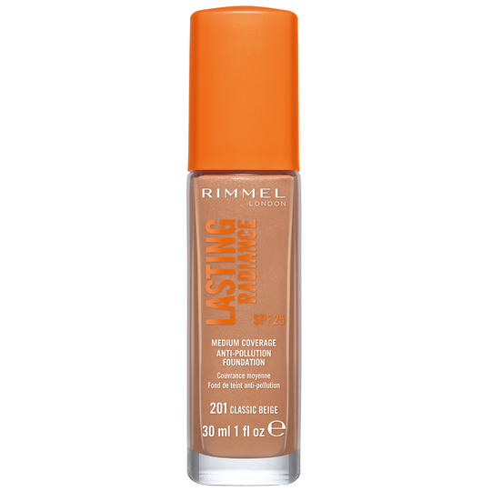 Rimmel Face Lasting Radiance Foundation 201 Classic Beige