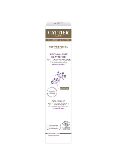 Cattier Nectar Éternel Rich Smoothing Anti-Aging Care, 50ml