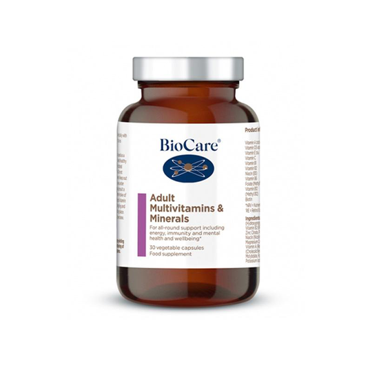 BioCare Adult Multivitamins & Minerals, 30 kapslar