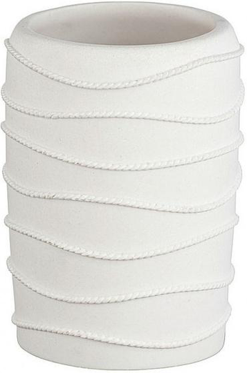badrumsmugg Corda 7,5 x 10 cm polyresin vit