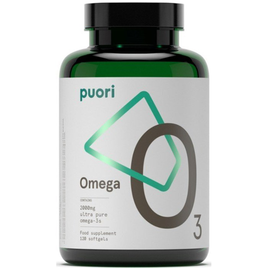 PUORI O3 Omega-3, 2000mg (1250 EPA & 500 DHA) 120 st