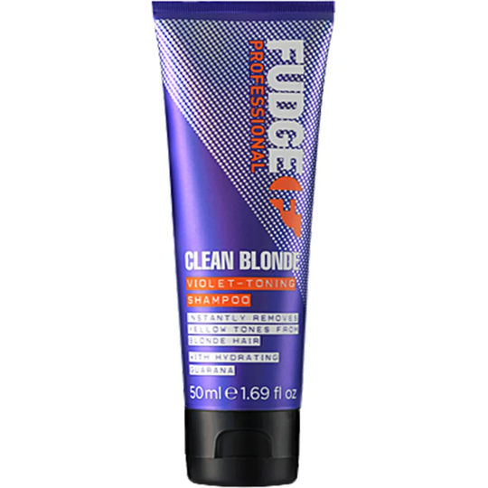 Fudge Clean Blonde Violet-Toning Shampoo, 50 ml Fudge Silverschampo