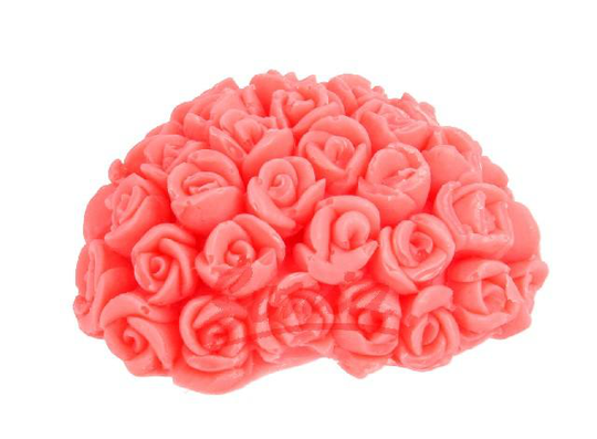 LAQ Glycerine Soap Heart roses - red 1 pc