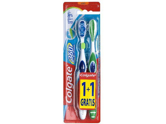 Colgate Brush 360 ° Whole Mouth Clean Soft 1 + 1 free