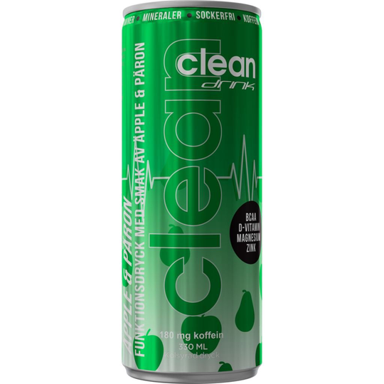 Clean Drink BCAA Äpple & Päron 330 ml