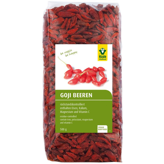 Raab Vitalfood Gojibär, 500g
