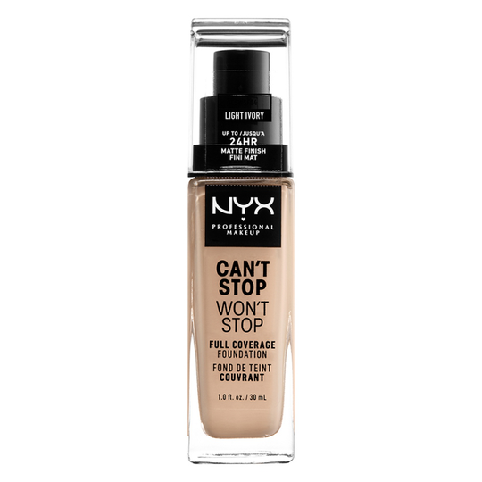 NYX Professional Makeup Cant Stop Wont Stop Foundation 04 Light Ivory