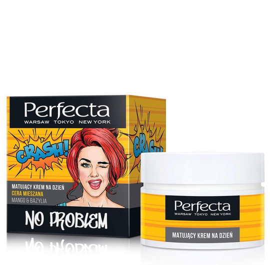 Perfecta No Problem Matting dagkräm blandad hy Mango & Basil 50ml
