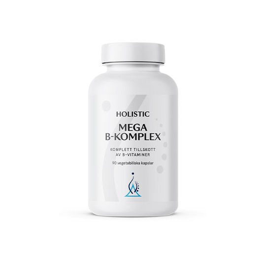 Holistic Mega B-komplex, 90 kapslar