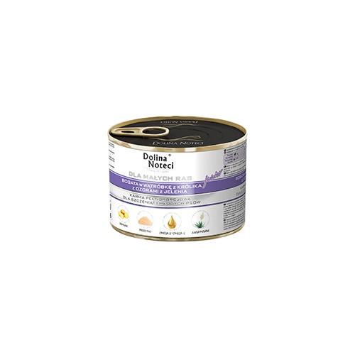 Dolina Noteci JUNIOR SMALL BREED RICH IN LIVER WITH BUNNY AND WITH DEER tongues 185g