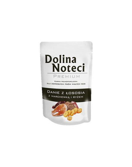 Dolina Noteci FOR ADULT DOGS ALL BREEDS salmon dish, with carrots and 100g RICE