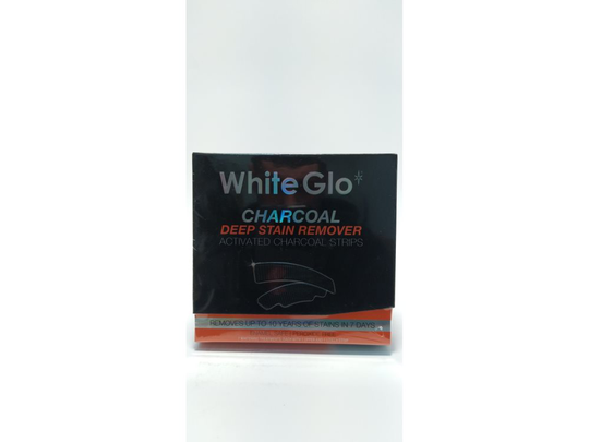 White Glo WHITE GLO_ Charcoal Teeth Whitening Strips whitening tooth strips 7pcs