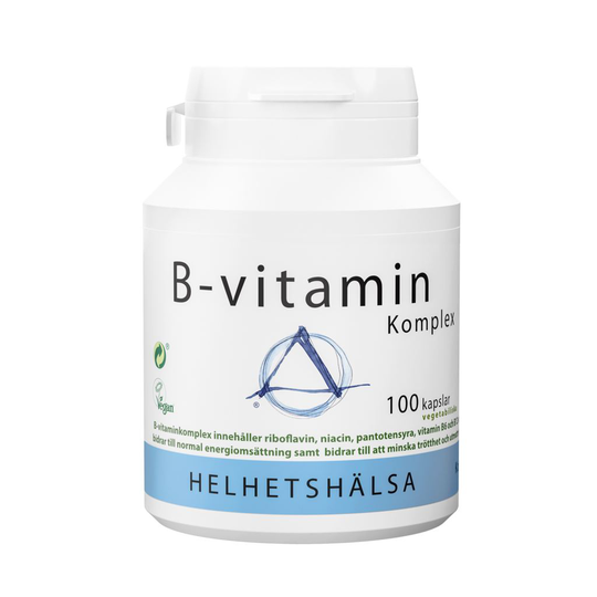 Helhetshälsa B-vitamin Komplex 100 kapslar