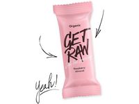Bar GET RAW Raspberry och Almond 42g 12st