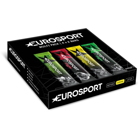Eurosport Nutrition Multi Pack Barbox 4 X 2 X 45G MIXED (4x2 Bars)