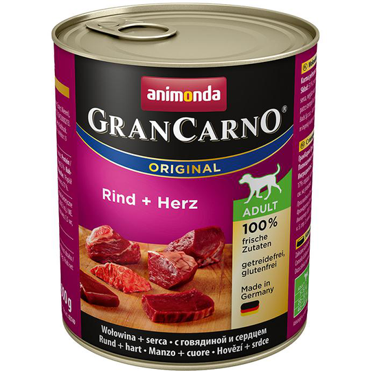Animonda Grancaro Orginal Vuxen Bead Beef Heart 800 g